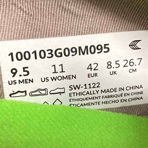 Cariuma Mens OCA Mystic Grey Canvas Low Lace Casual Sneakers Shoes Size US 9.5 - Picture 11 of 11